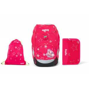 Školní set Ergobag prime Růžový 2020 - batoh + penál + sportovní pytel